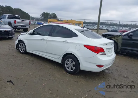 2013 Hyundai Accent Gls z USA, uszkodzony, nr VIN KMHCT4AE6DU385497